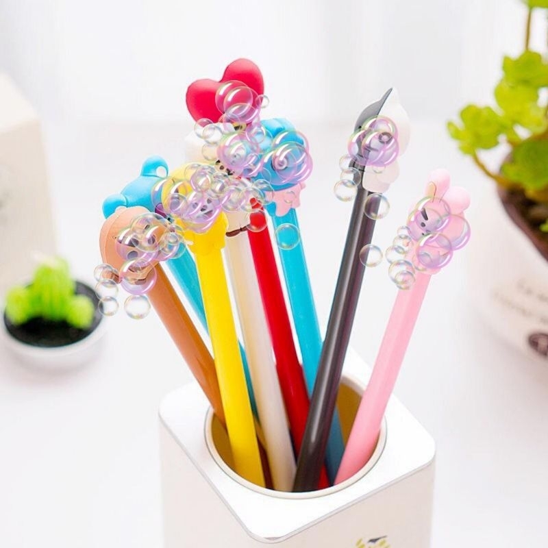 Pulpen Karakter Pen BTS BT21 ARMY Cute Cartoon Ballpoint Pen RJ Tata Kpop