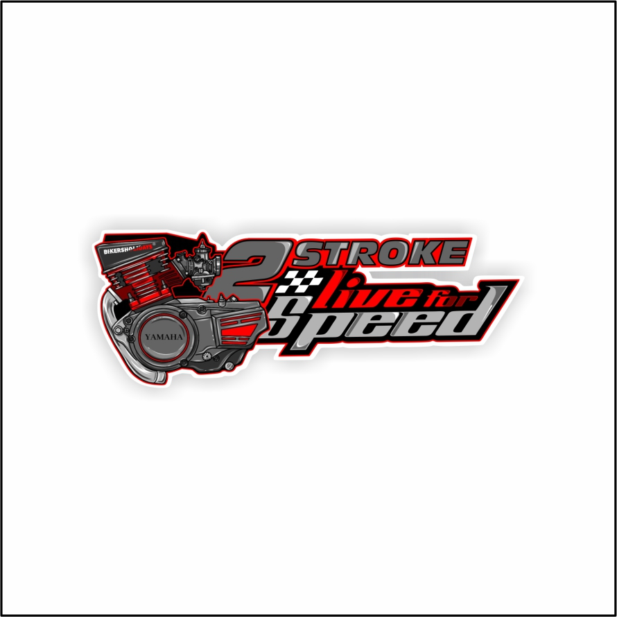 stiker rx king 2 stroke/stiker variasi racing 2 stroke rx king/Stiker Live for SPEED 2STROKE