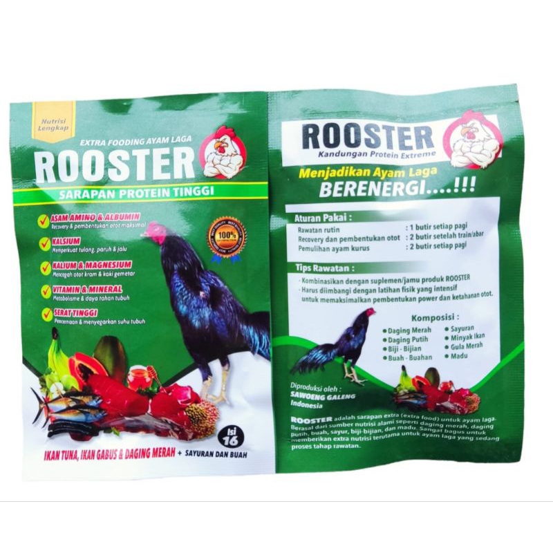 ROOSTER jamu ayam extra fooding