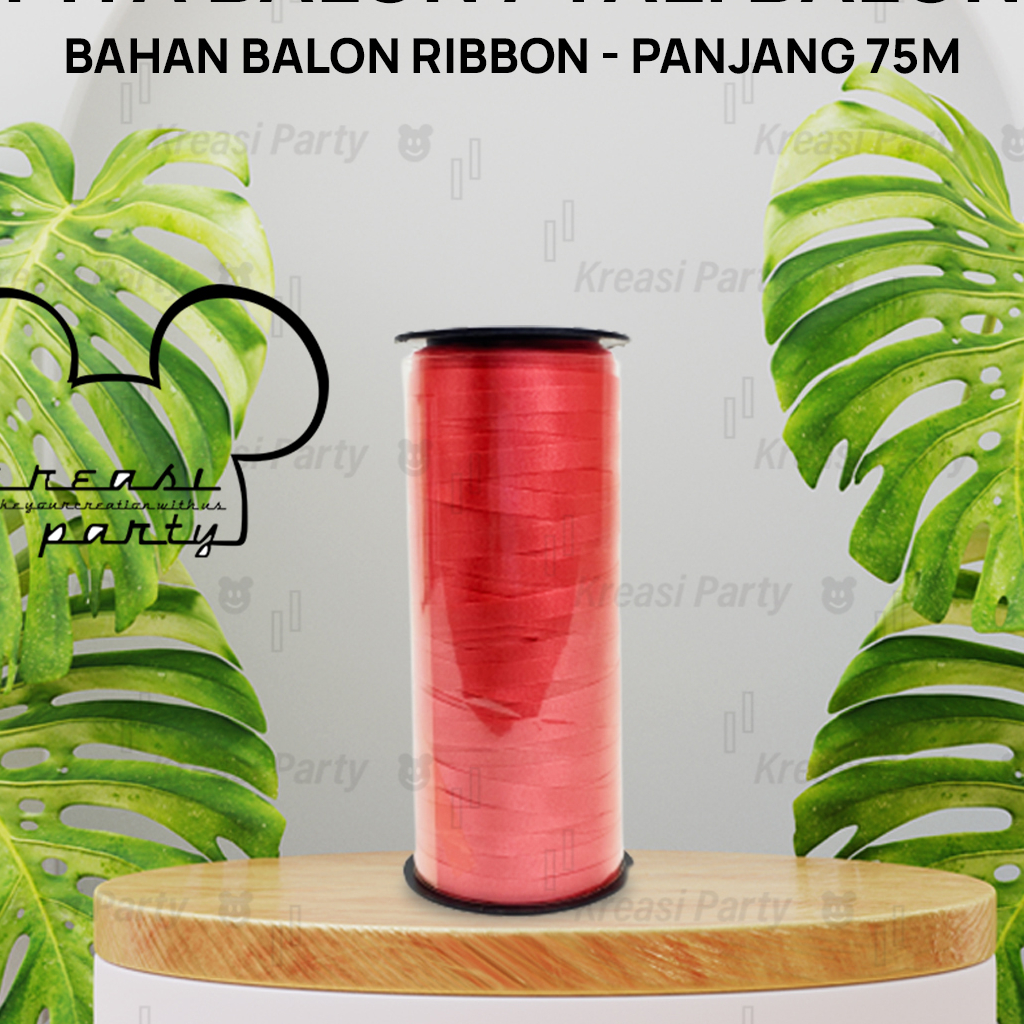 

Pita Balon Merah / Pita Ribbon / Pita Helium / Pita Dekorasi