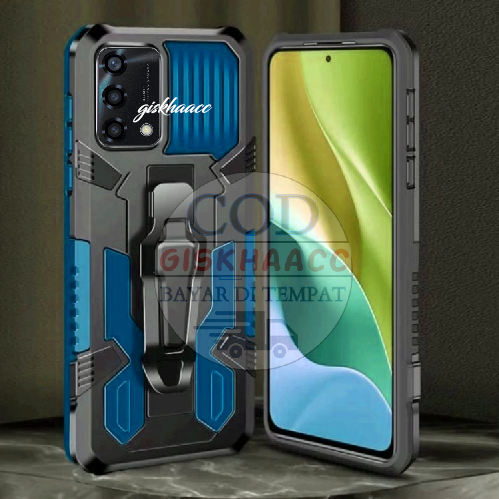 CASE HP OPPO A95 NFC CASING STANDING BACK KLIP HARDCASE ROBOT NEW COVER
