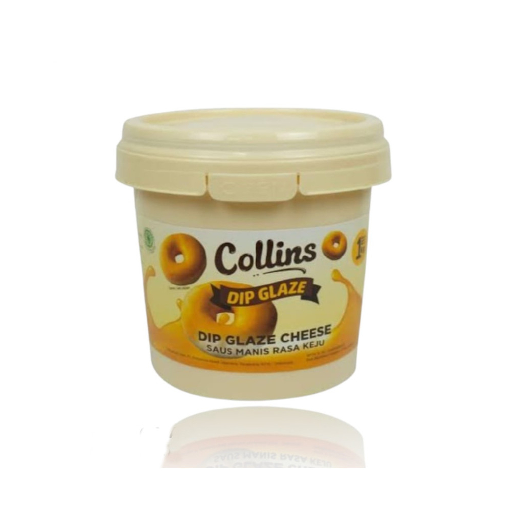 Collins Dip Glaze Cheese 1 KG - Collin Saus Manis Rasa Keju