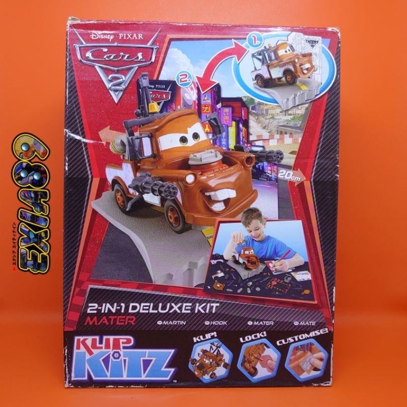 Disney Pixar Cars 2 2 in 1 Deluxe Kit - Mater Klip Kitz