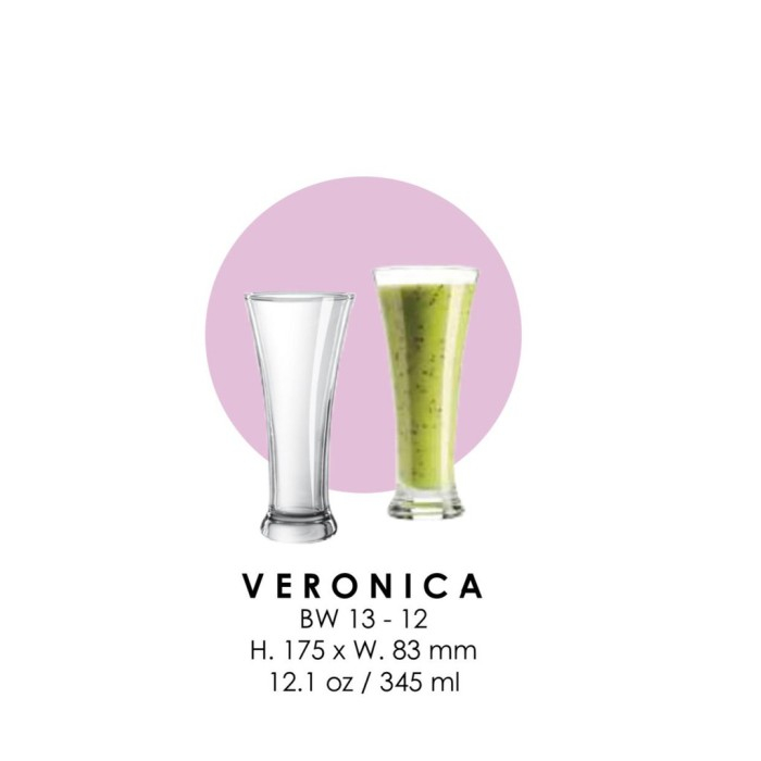 GELAS KACA CITYNOVA VERONICA 6 PCS