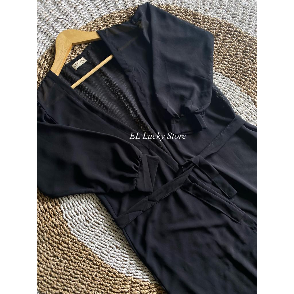 Clara Long Outer Ceruty Babydoll