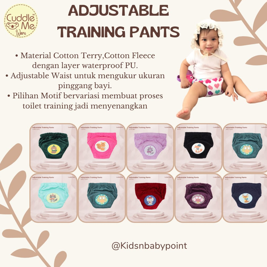 KNB ATP adjustable training pant cuddleme / perlengkapan bayi / celana toilet training pad / pants /  anak bayi  baby cuddle me / potty training pipis anak