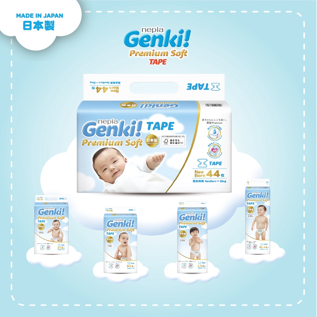 NEPIA GENKI PREMIUM SOFT / POPOK BAYI