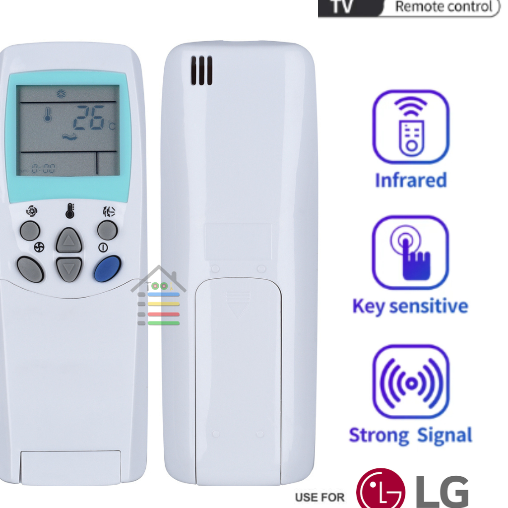 REMOTE AC LG HERCULES MINI REMOT PENGGANTI 1/2 - 2 PK LG W/O