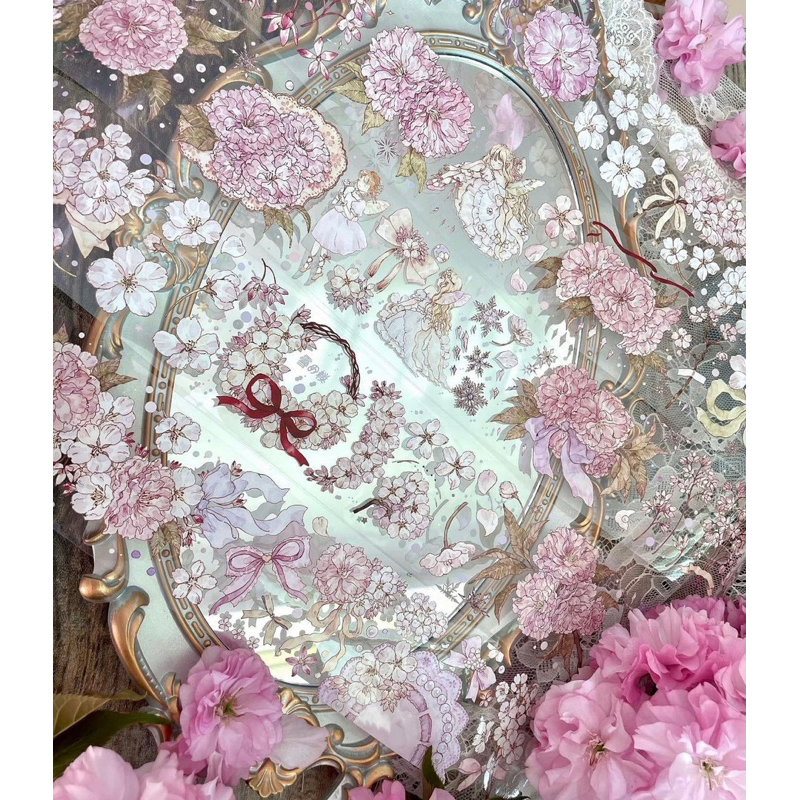 

Sample Sakura Fairy Tale Crystal PET Tape perloop