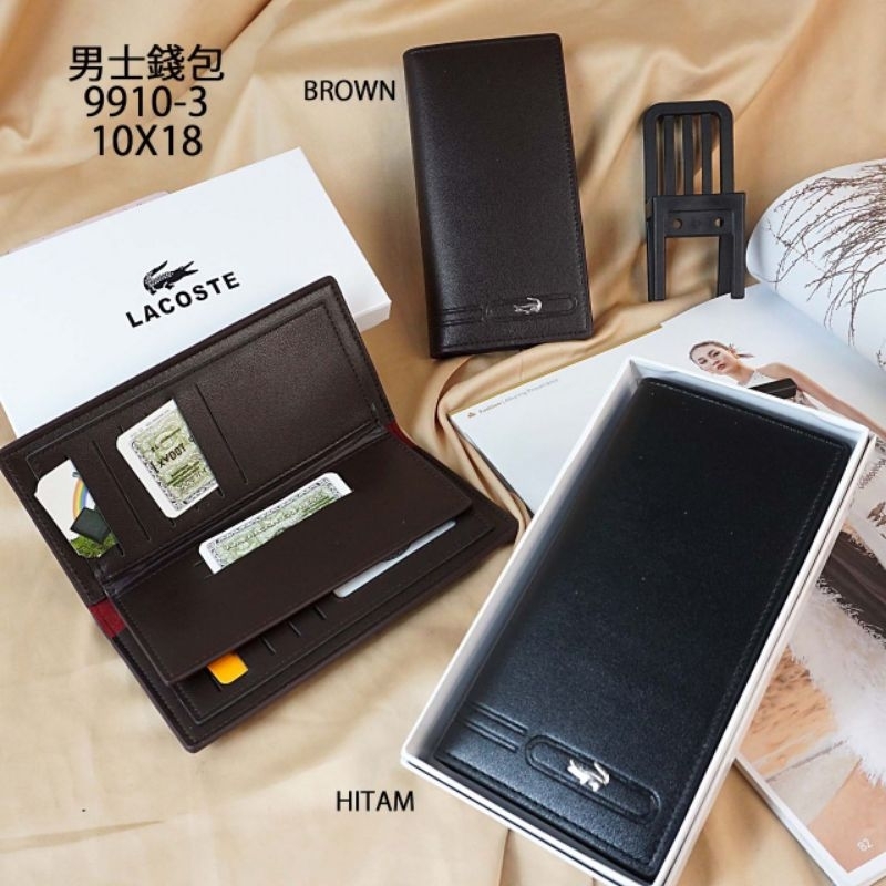 Dompet  lipat kulit  Import free Box