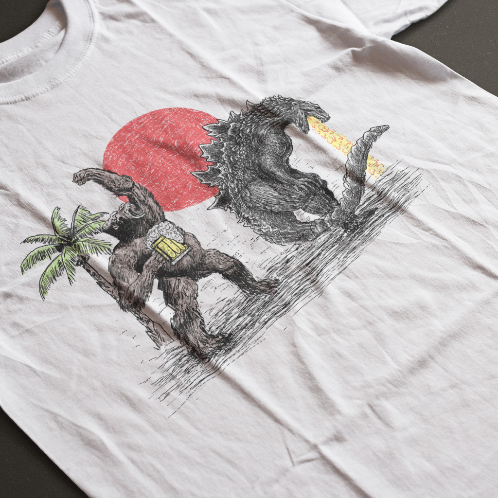 Tshirt godzilla vs king kong