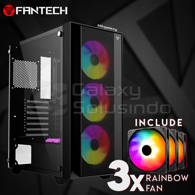 FANTECH CG78 AERO LITE 2 ATX Tempered Glass Gaming Case