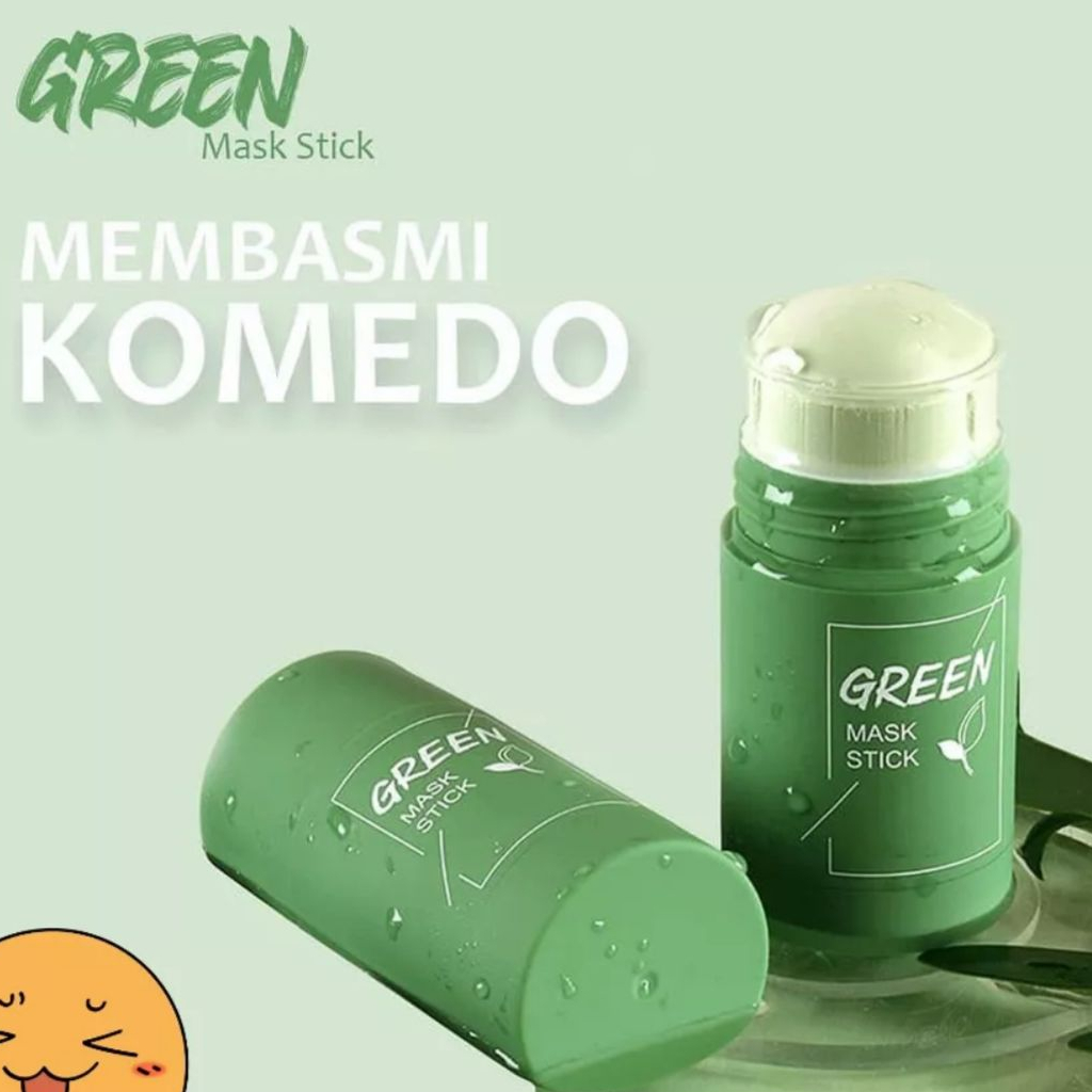 CSG557 GREEN MASK STICK MASKER STIK GREEN TEA / MASKER PENGHILANG KOMEDO ORIGINAL