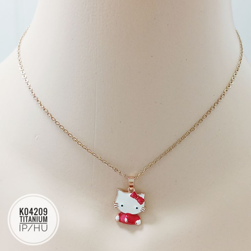 Kalung anak titanium rosegold K04209