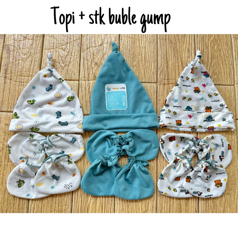 39pcs Paket perlengkapan Swaddle /Bedong baju bayi celana bayi baru lahir/Newborn warna terbaru Buble gump series Promo 8.8