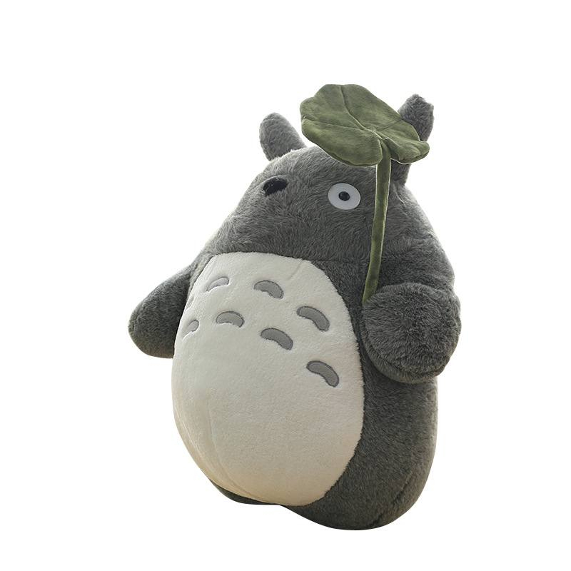 BONEKA TOTORO CAT KUCING DAUN LEAF