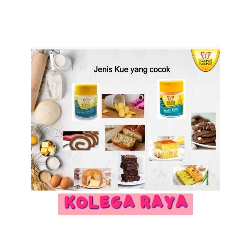 Baking Powder dan Soda Kue cap koepoe koepoe