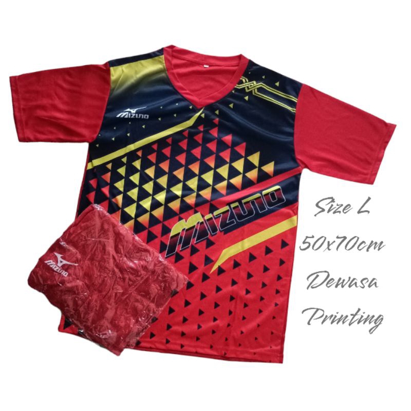 Kaos Mizuno. Stelan Voli Mizuno. Training voli dewasa