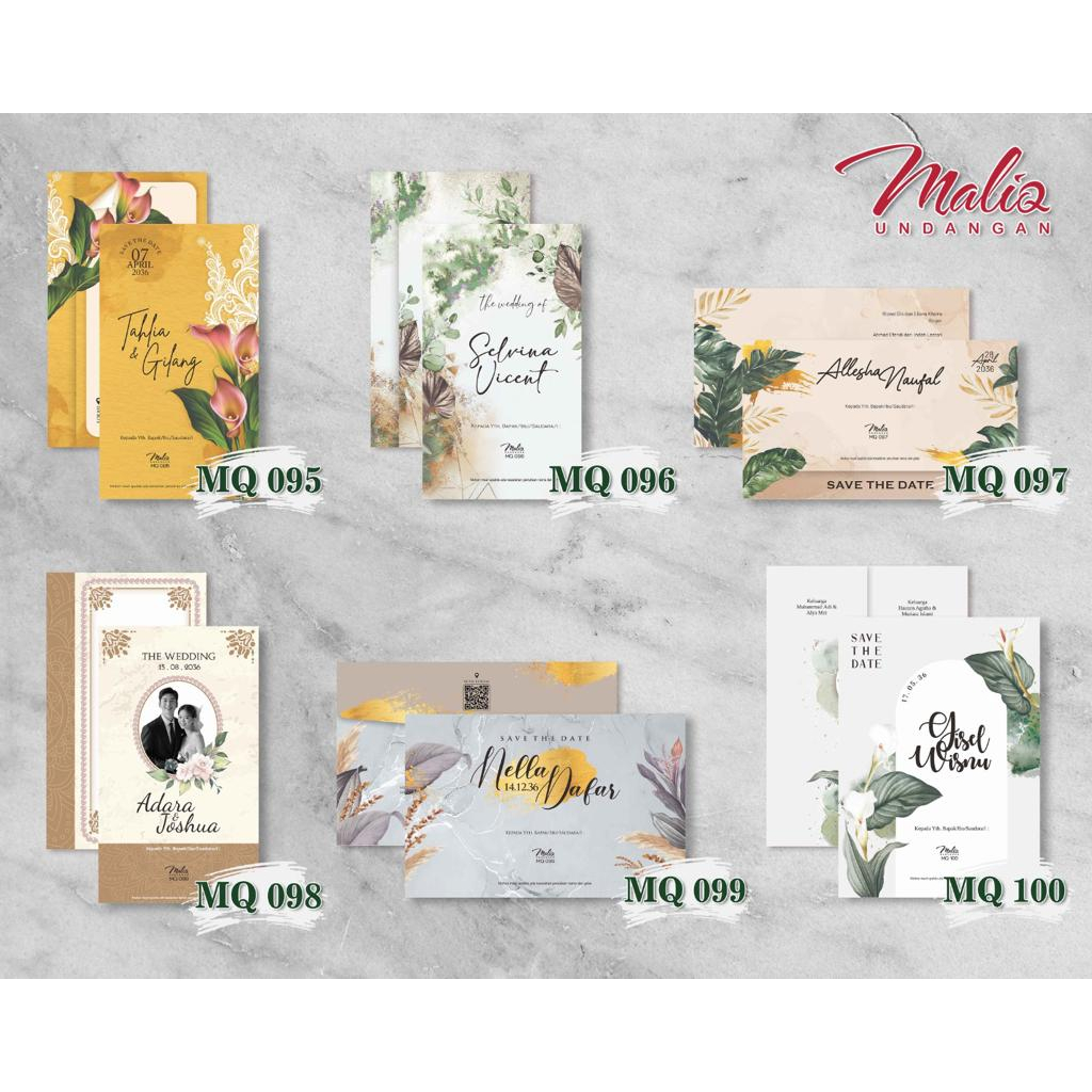 Undangan Maliq 095 samapi 100
