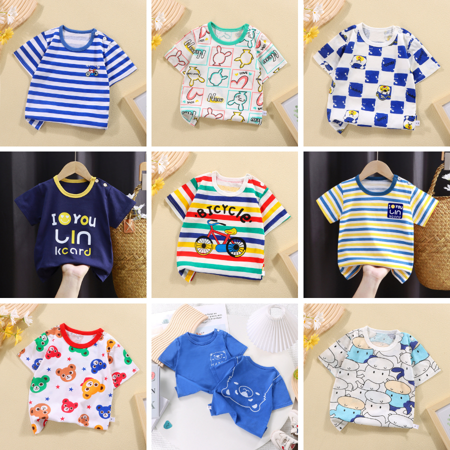 ByKiddos - Atasan Kaos Anak Laki-Laki / Perempuan Lengan Pendek Import / Kaos Distro Anak Part 3