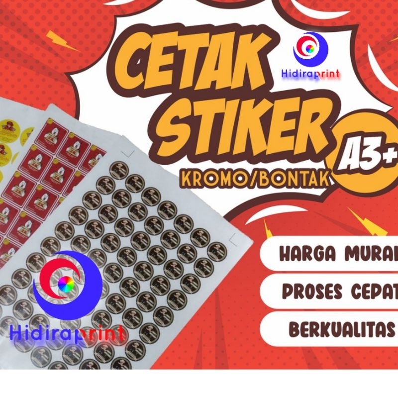 

cetak sticker chromo