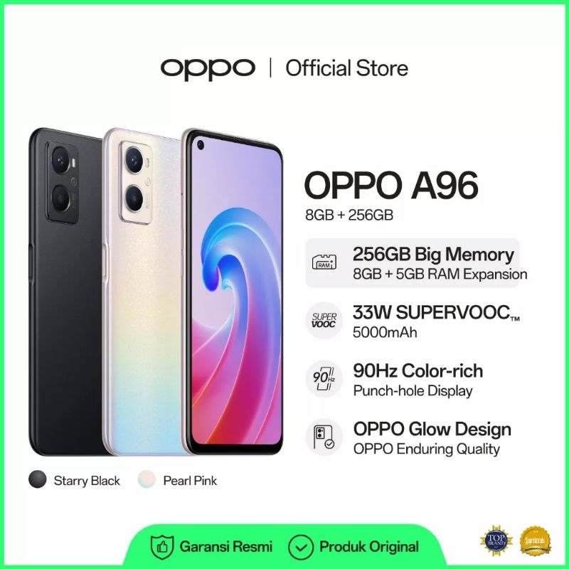 OPPO A96 8/256 /HP OPPO A96  RAM 8+5GB/256