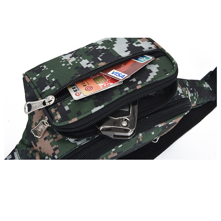 TAS PINGGANG PRIA DAN WANITA ARMY / WAIST BAG PRIA DAN WANITA MOTIF ARMY LORENG - 493