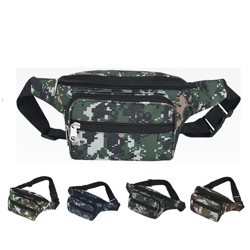 TAS PINGGANG PRIA DAN WANITA ARMY / WAIST BAG PRIA DAN WANITA MOTIF ARMY LORENG - 493