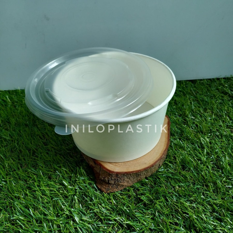 @25pcs Paper Bowl Polos 500 ml