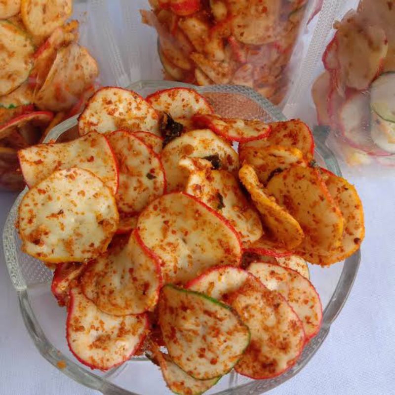 

Kurupuk seblak daun jeruk