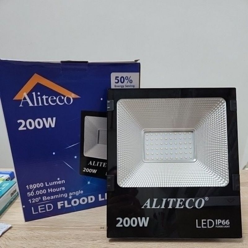 ALITECO Lampu Sorot LED / Kap Lampu Tembak LED 200 Watt IP66