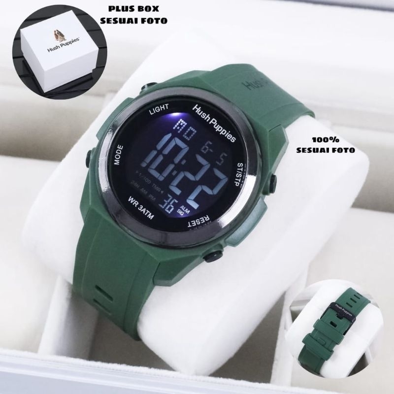 Jam Tangan Digital Hush Puppies Terlaris Waterproof