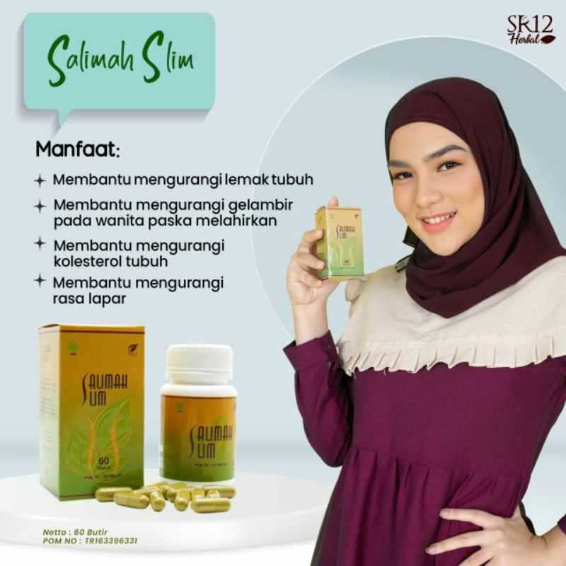 QEILA - SR12  SALIMAH SLIM | Pelangsing Badan Obat Diet Herbal