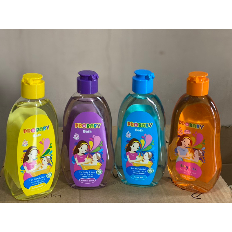 Sudah BPOM Probaby Bath Body & Hair Kemasan 200 ml | probaby shampo | sampo shampo bayi | shampo sam