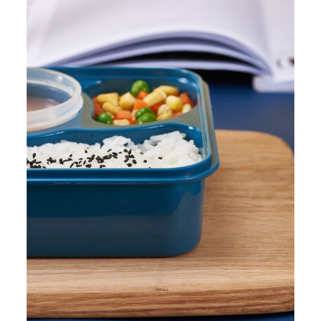 LUNCH BOX KOTAK MAKAN 4 SEKAT  BENTO TERBARU KOTAK MAKAN /SEKAT SUP KODE 5731