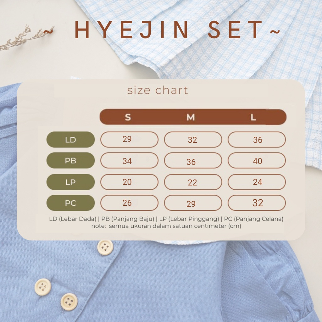 LITTLE CARACAL HYEJIN SET SETELAN BAJU ANAK PEREMPUAN SETELAN BAJU KERAH BAWAHAN ROK ANAK 1-6 TAHUN