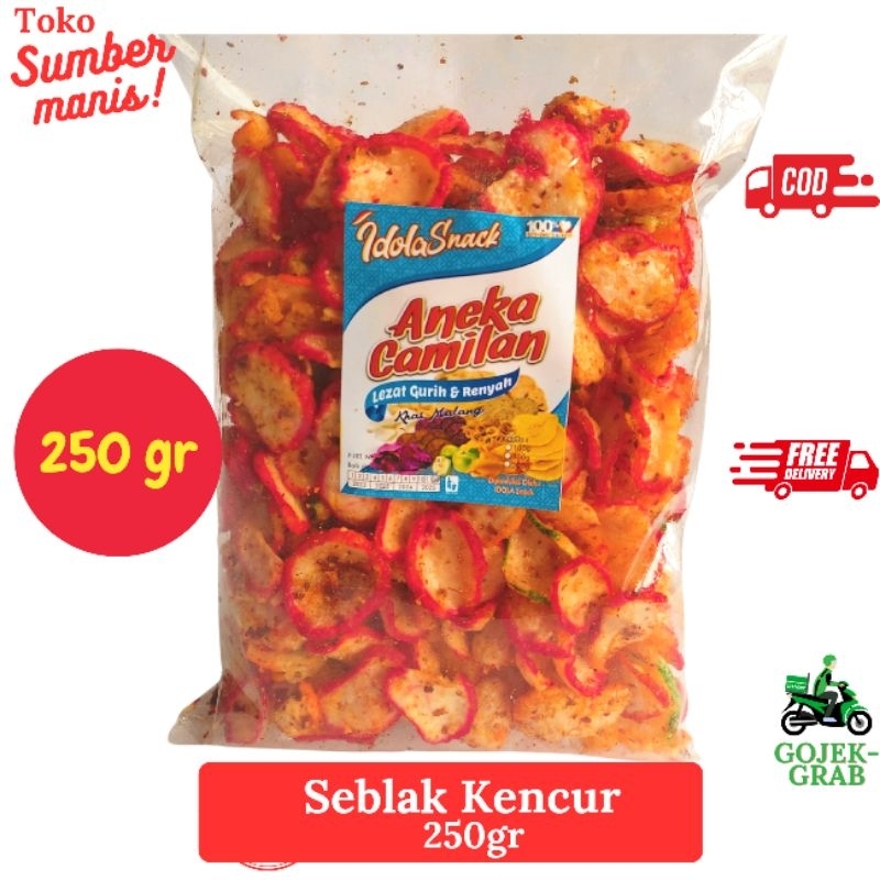 

Seblak Kencur/ Seblak Mawar/ Seblak Spiral 250gr Snack Indonesia 250