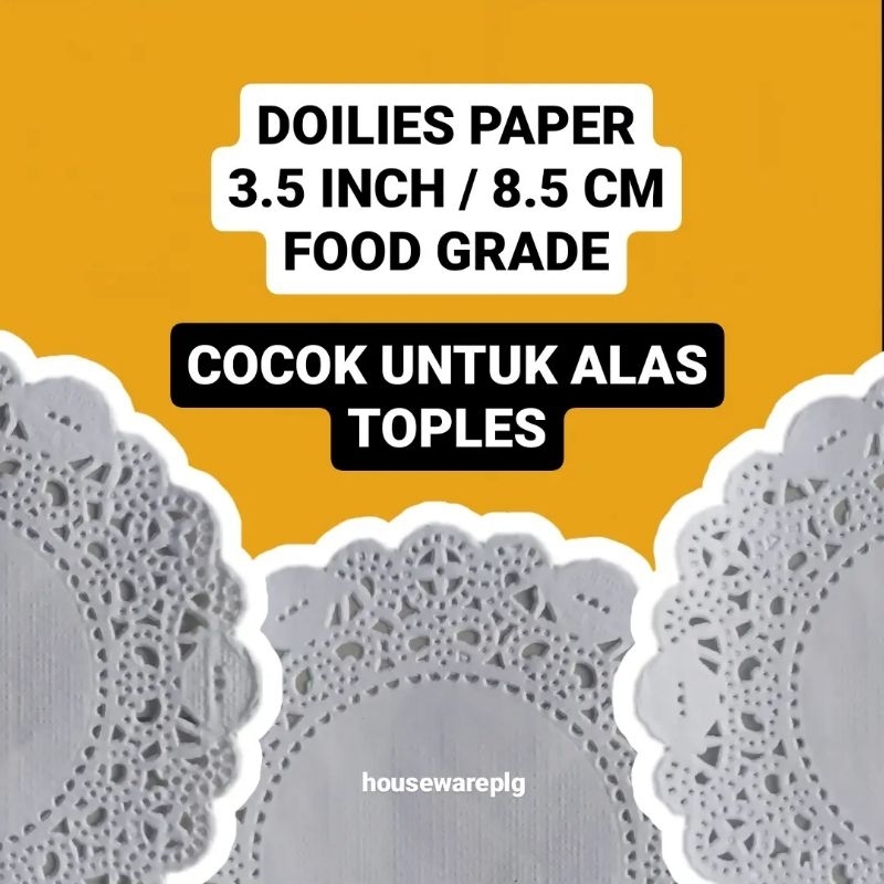 

Doilies Paper 3.5 inch - Kertas Doilies - Alas Kertas Toples