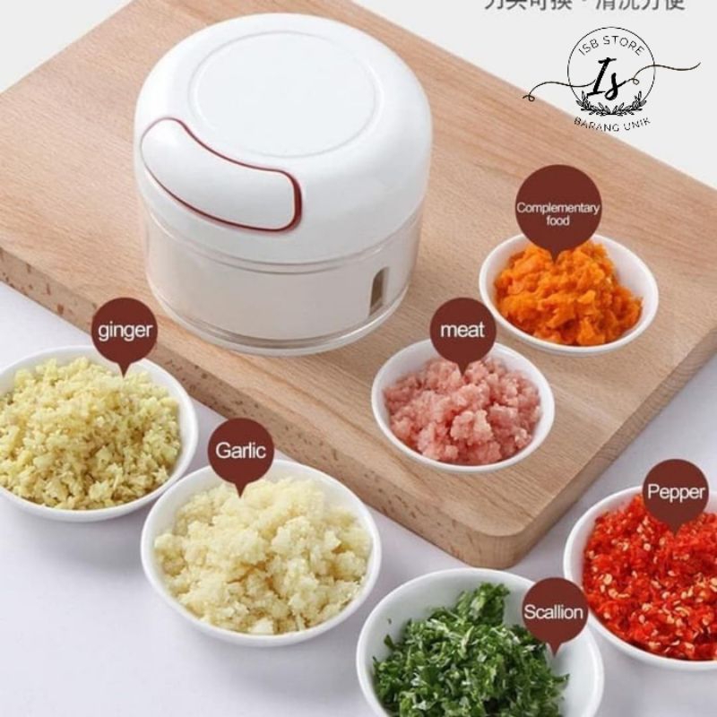 FOOD MINI CHOPPER Manual / Blender Bumbu Manual /SPEEDY Chopper Mini