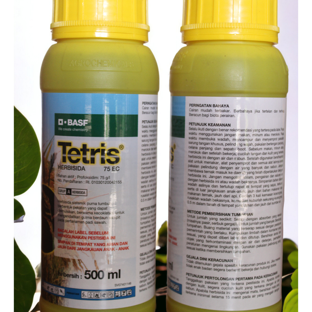 Herbisida Tetris 75 EC, Sitemik Purna Tumbuh, Isi 500 ML