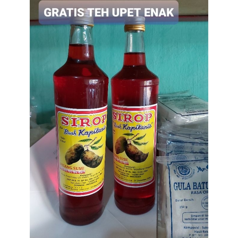 

SYRUP RASA PISANG SUSU exp PANJANG DES 2026 OLEH OLEH KHAS CIREBON SIRUP SEGAR