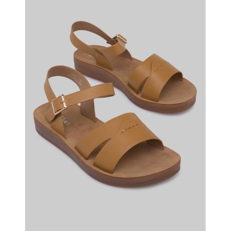 St. Yves Sandal Wanita Ankle Strap FQ1 (Preorder 2-3 Hari)