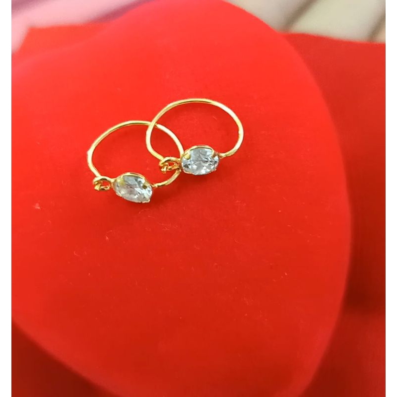 ANTING KENIP BABY PERAK 925 LAPIS MAS