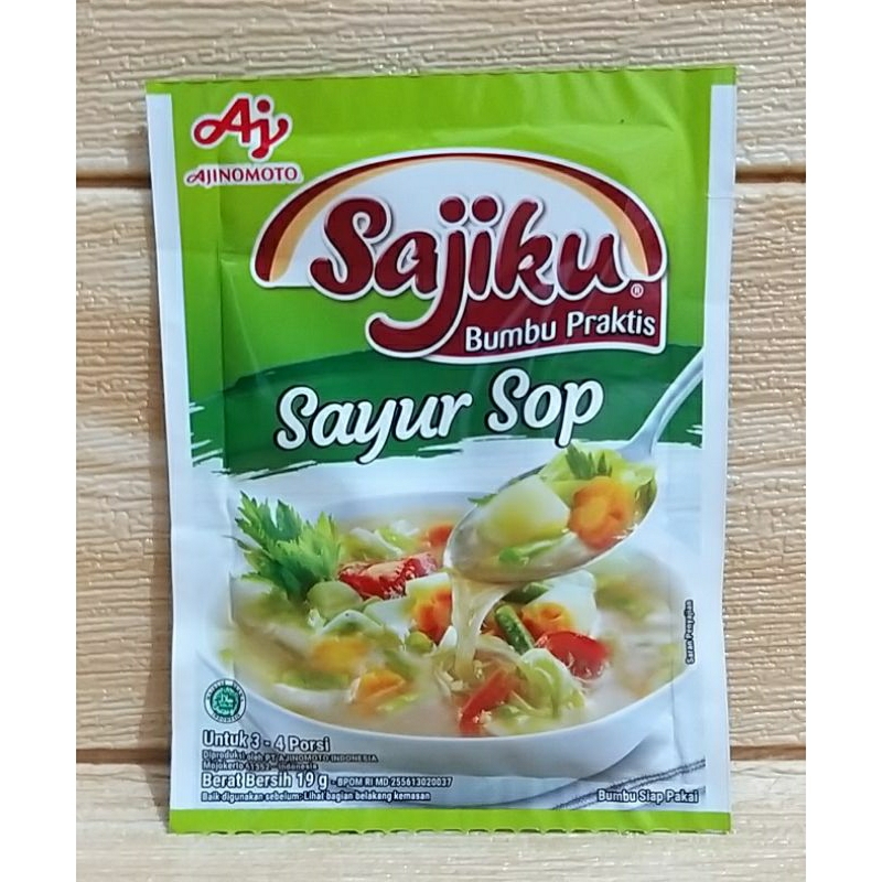 ✔MURAH Sajiku Sayur Sop 19gr / Sajiku Bumbu Instan Sop / Sajiku Sop