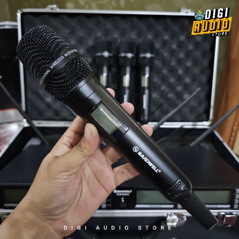 Microphone Wireless isi 4 Mic Vocal Model Sennehiser - HARDWELL CLX-9004U CLX9004 CLX9004U CLX-9004