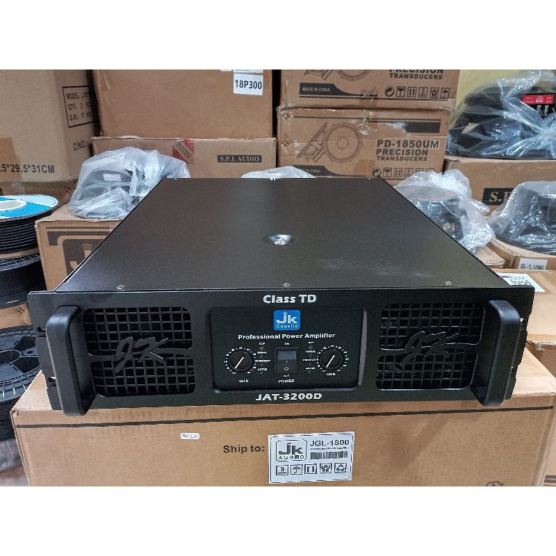 Power Amplifier Jk Coustic JAT-3200D  2x3200watt original class TD
