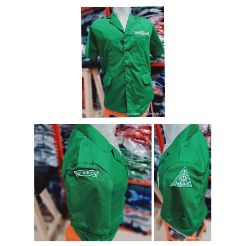 Jas Ansor Lengan Pendek/Jas Ansor Lengan Panjang/Baju Ansor/Kaos Ansor