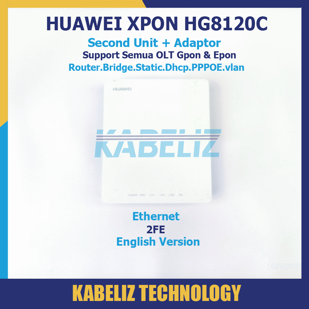 ONU XPON HUAWEI HG8120C /  HG8321R ONT NON WIFI SUPPORT ALL OLT EPON &amp; GPON