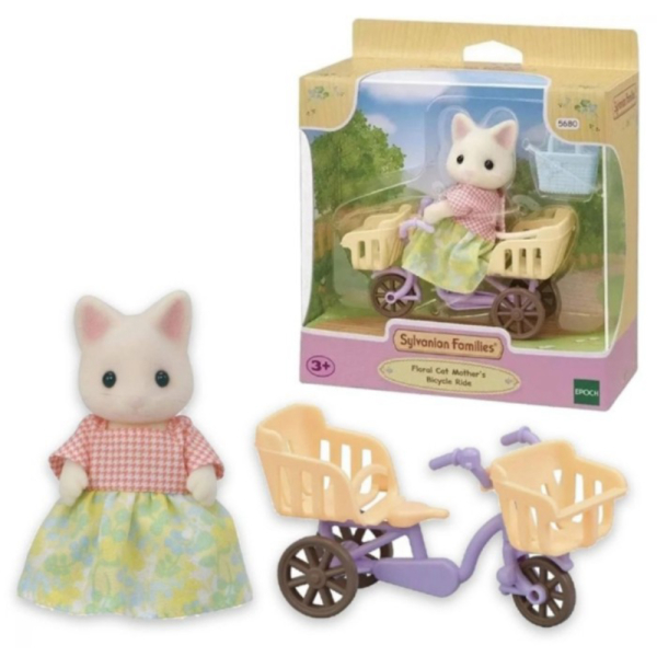 

Jual Mainan Boneka Sylvanian Families Floral Cat Mother's Cycling Set Berkualitas