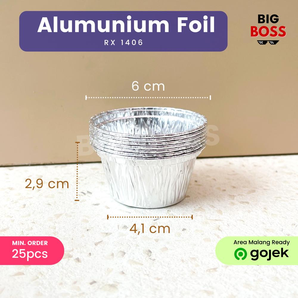 Aluminium Foil Tray RX-1406 Cup Mini Cake